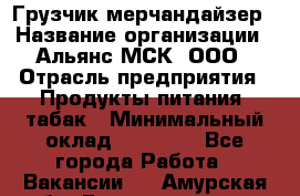 Грузчик-мерчандайзер › Название организации ­ Альянс-МСК, ООО › Отрасль предприятия ­ Продукты питания, табак › Минимальный оклад ­ 43 000 - Все города Работа » Вакансии   . Амурская обл.,Благовещенск г.